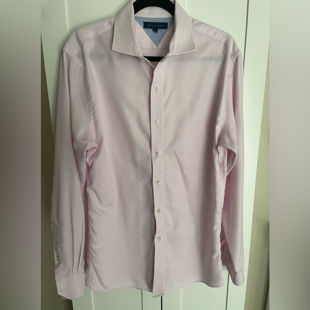 Tommy Hilfiger Soft Pink Dress Shirt